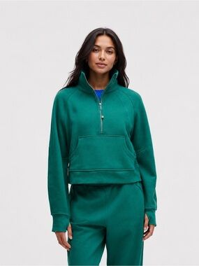 Lululemon Scuba Oversized Funnel Neck Half Zip — NWT, Teal Lagoon, xs/sm